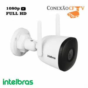 Câmera Wi-fi im5 sem fio intelbras externa com instalação